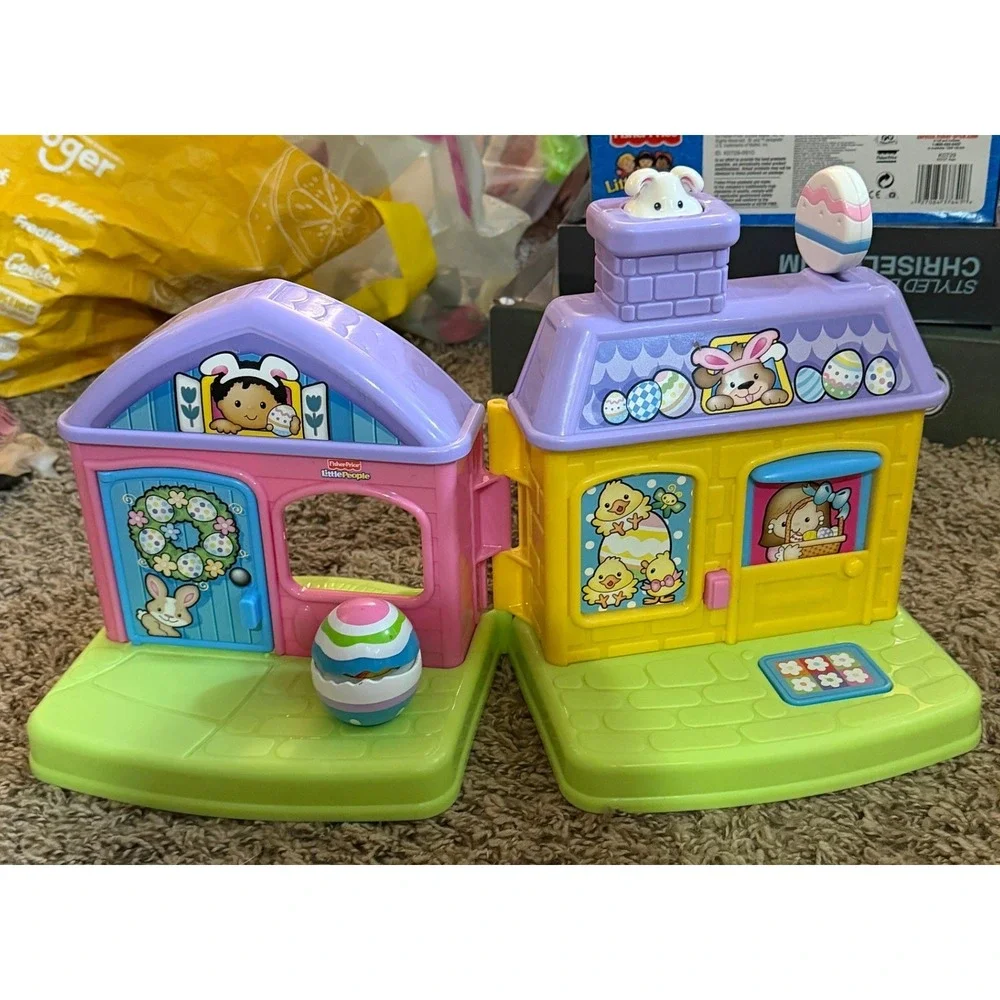 Fisher-Price Little People Easter Surprise Cottage & Ten Play Pieces